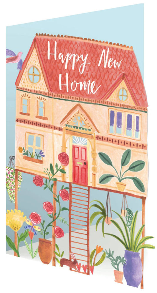 Roger la Borde Lasercut Karte "Happy New Home"