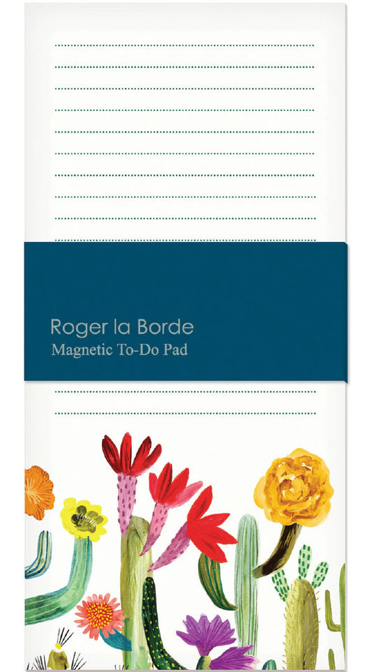 Roger la Borde Magnetic To-Do Pad "Cactusland"