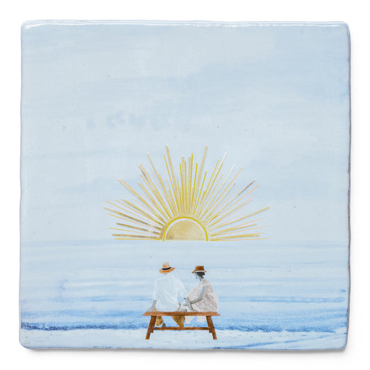 storytiles "Watching the sunset"