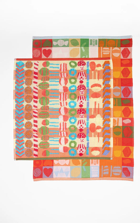 foekje fleur Geschirrtuch + Küchenhandtuch Set "Odette's Sweet Dream"