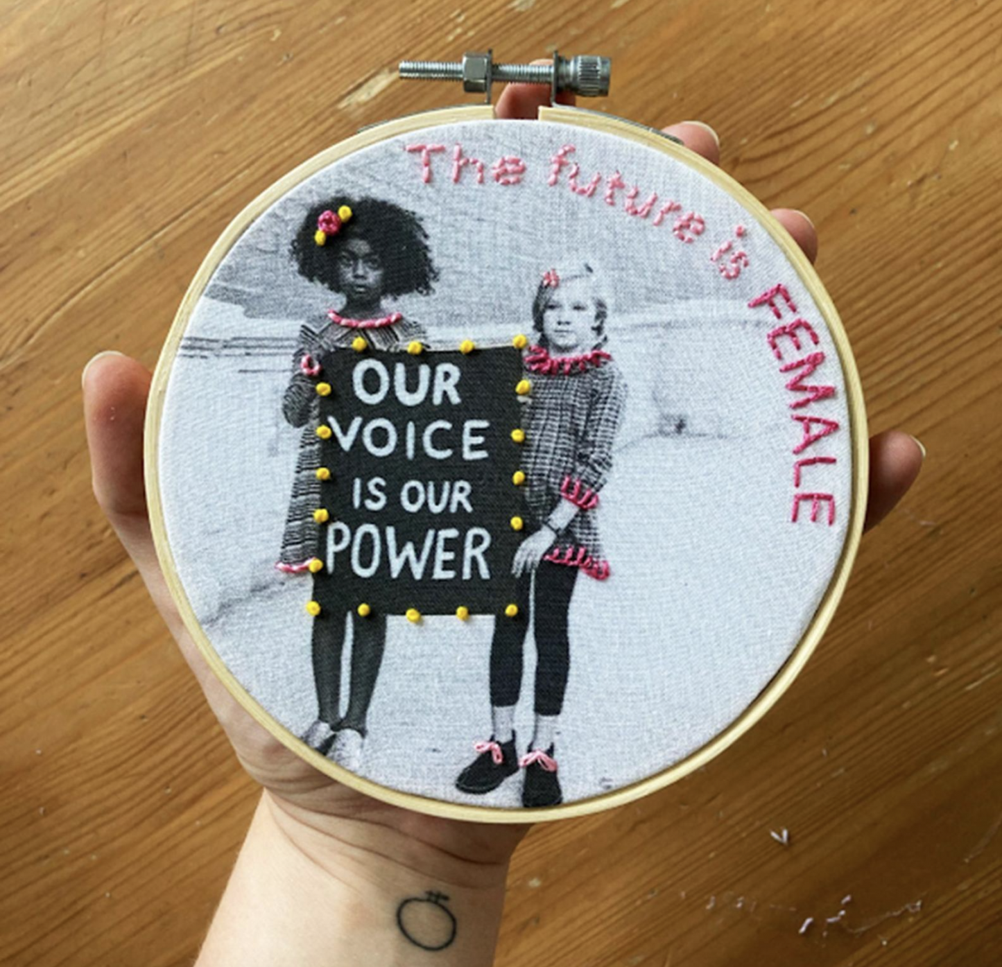 Comptoir Stick-Bild "Our Voice is our power"