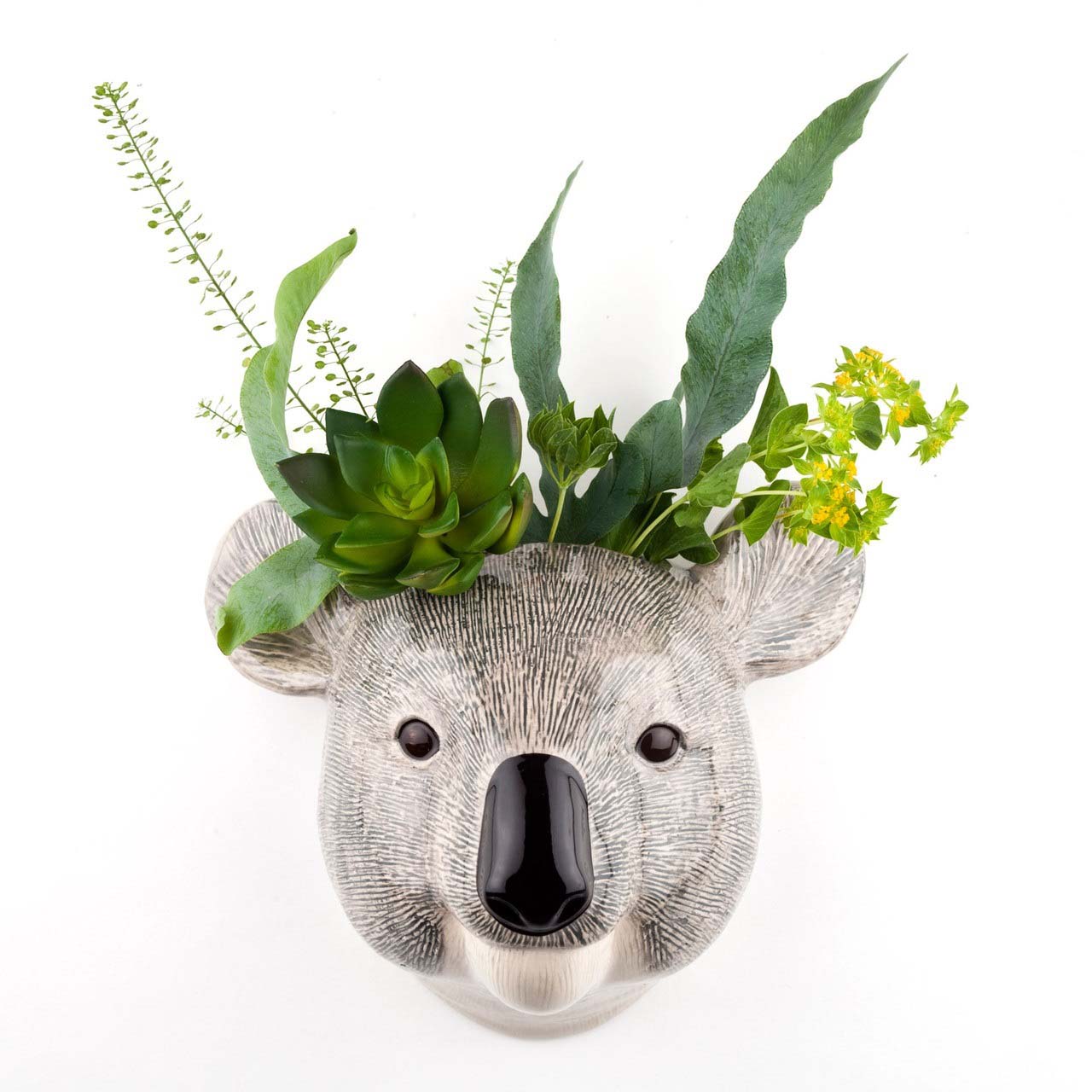 Quail Keramik Koala Wandvase klein