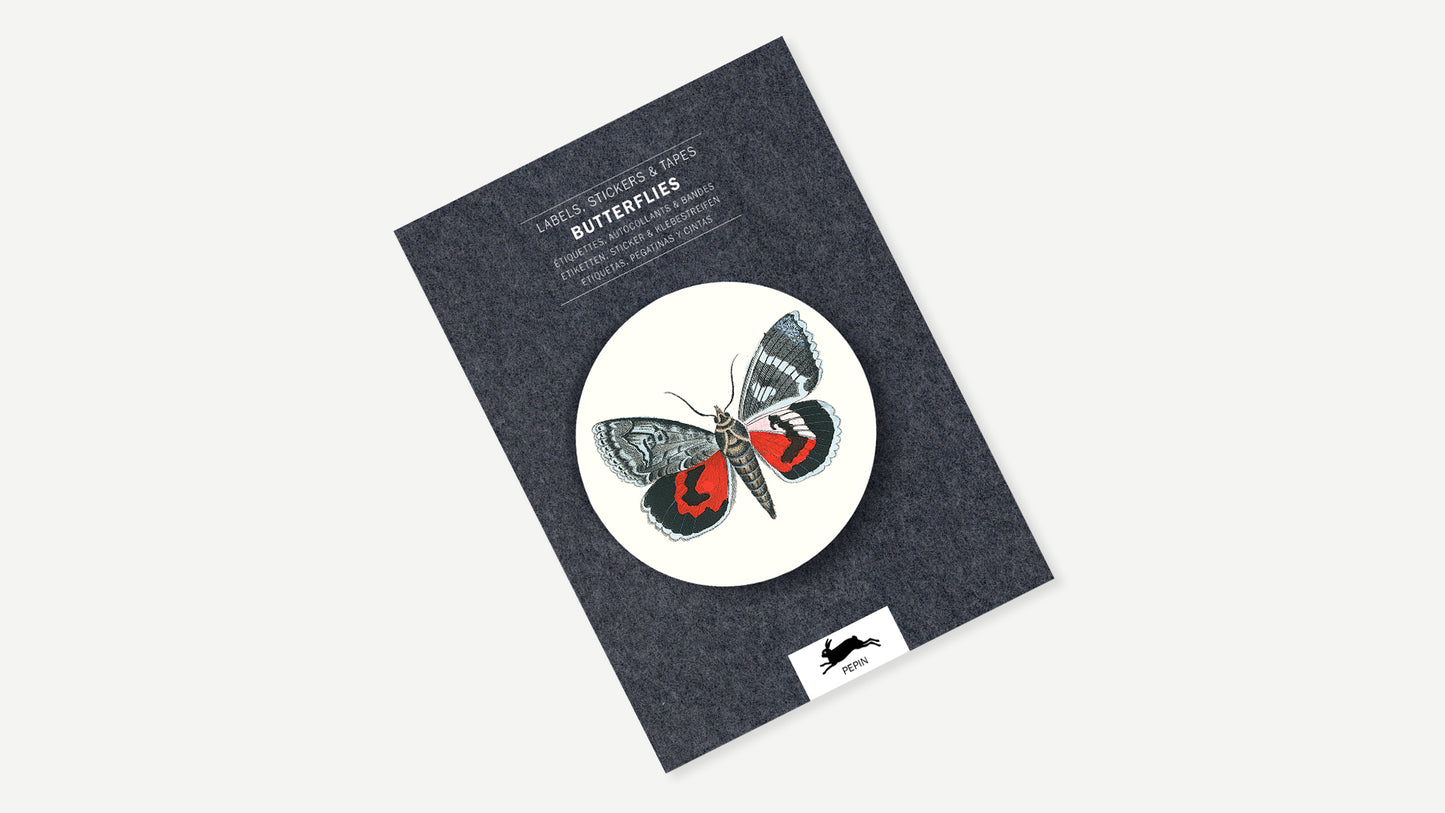 Pep. Etiketten-, Aufkleber- und Tapebuch Butterflies